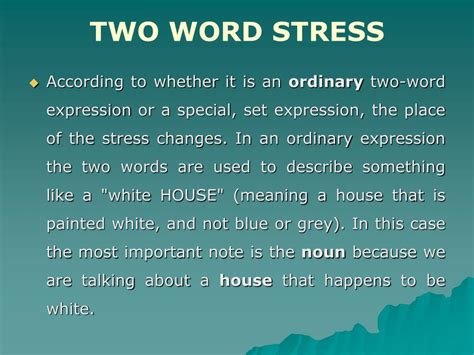 PPT - WORD STRESS PATTERNS PowerPoint Presentation, free download - ID:1428828