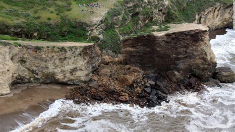 California cliff collapse; 1 dead, 1 injured - CNN