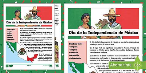 Independencia de México - Hoja de información - Twinkl