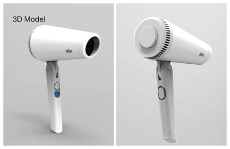 Braun Hair Dryer on Behance | Braun hair dryer, Hair dryer, Braun hair