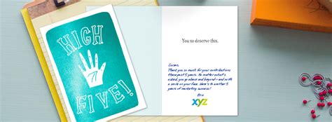 Employee Recognition Cards Printable