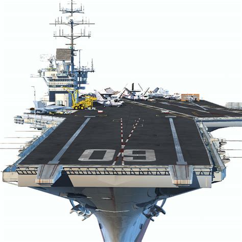 3d forrestal supercarrier uss model