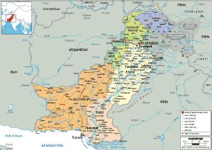 Pakistan Map (Physical) - Worldometer