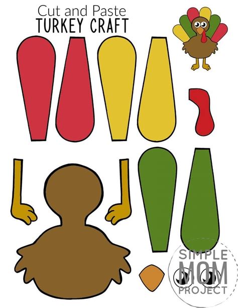 Turkey Craft Template Printable For Preschool