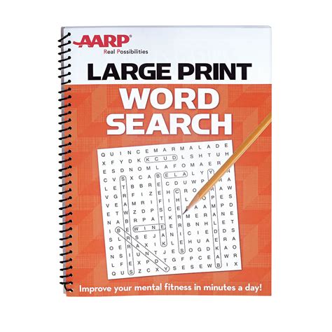 AARP Large Print Crossword Puzzles – Word Puzzle Book