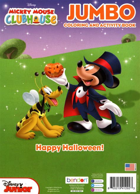 Disney Mickey Mouse Clubhouse - Halloween Jumbo Coloring & Activity ...