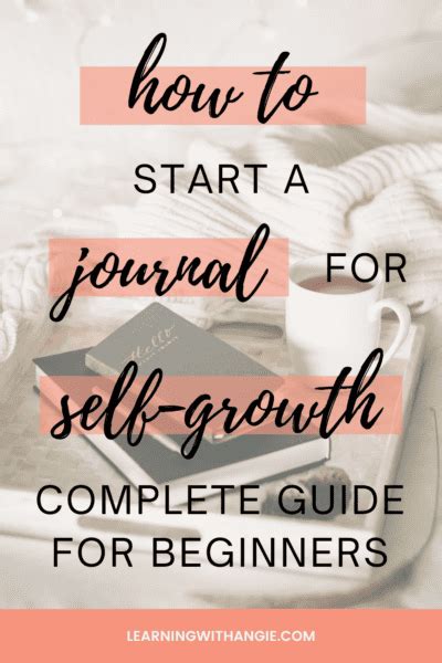 How to Journal for Self-Growth + Self-Growth Journal Template