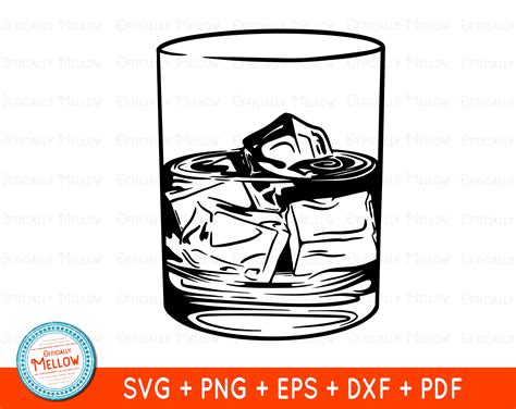 Whiskey Glass SVG Alcohol Svg Drinking Whiskey Svg Whiskey - Etsy