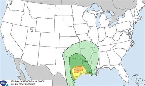 Storm warning: Map shows US city set to be hit by severe thunder within ...