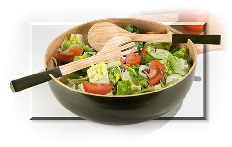 Bamboo Salad Bowl & Servers | Russell's For Men