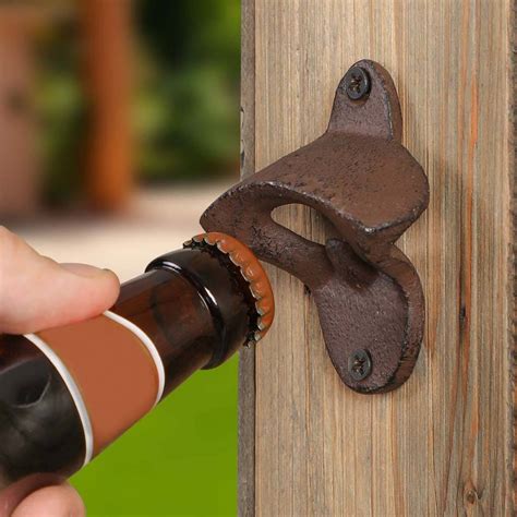 Cast Iron Wall Mounted Bottle Opener By Dibor | notonthehighstreet.com