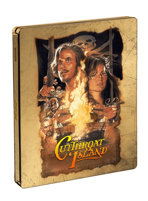 Cutthroat Island Limited Edition 4K Ultra HD Steelbook | 4K Ultra HD Blu-ray | Free shipping ...