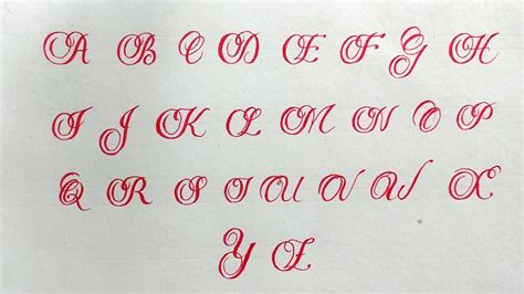 Cursive Fancy Capital Letters Calligraphy Fonts - Goimages World