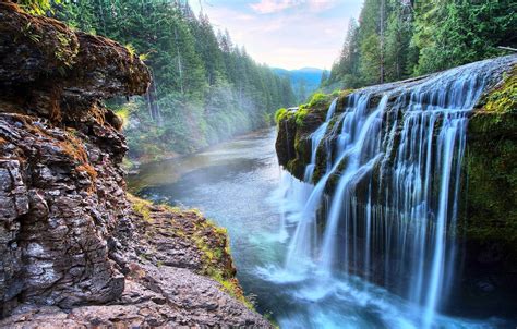 Waterfall Nature River Background - 1600x1020 Wallpaper - teahub.io