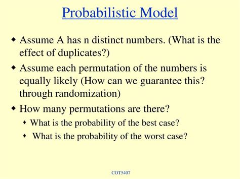 PPT - Probabilistic Analysis and Randomized Algorithm PowerPoint Presentation - ID:1110948