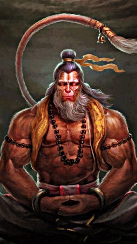 Angry Full Hd Hanuman 3D Wallpaper - bmp-extra