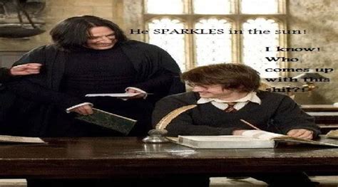 Funny snape & harry - Harry Potter Vs. Twilight Fan Art (18053754) - Fanpop