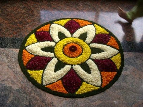 60 Most Beautiful Pookalam Designs for Onam Festival | Pookalam design, Small rangoli design ...