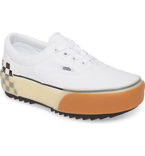 Vans Era Stacked Check Platform Sneaker (Women) | Nordstrom