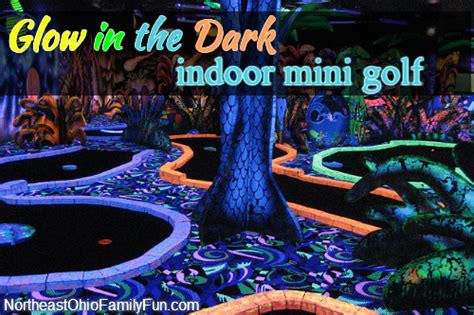 Glow-in-the-Dark Indoor Mini Golf