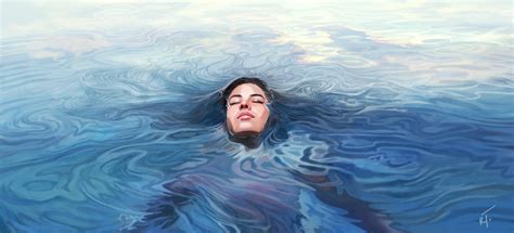 Head above water - Rebekah Tisch / Illustration