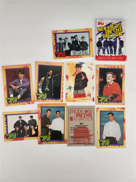 Found these NKOTB cards from 1989 while cleaning out my house. I still have an unopened pack ...