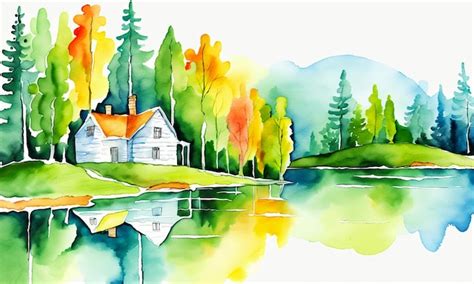 Premium AI Image | Watercolor colorful abstract painting illustration ...