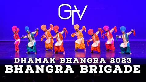 Bhangra Brigade at Dhamak Bhangra 2023 - YouTube