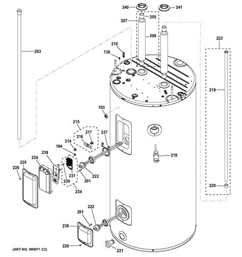 Richmond Water Heater Parts Diagram : RHEEM WATER HEATER Parts | Model ...