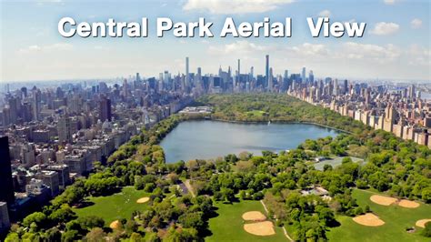 Aerial view of Central Park, New York City - YouTube