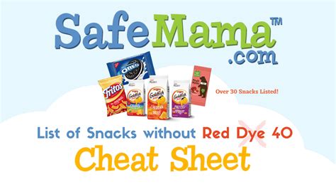 Snacks Without Red Dye 40 - SafeMama.com