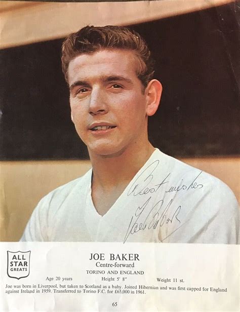 Joe Baker of Torino & England in 1962. | England football team, England ...