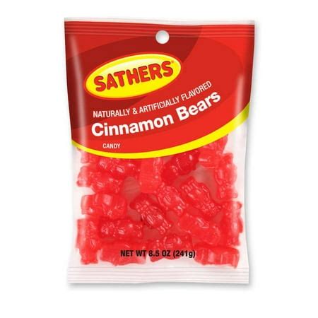 Sathers, Cinnamon Gummi Bears, 8.5 Oz - Walmart.com