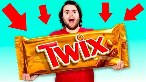 DIY GIANT TWIX - How To Make HUGE Twix Candy Bar! - YouTube