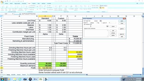 10 Sensitivity Analysis Excel Template - Excel Templates - Excel Templates