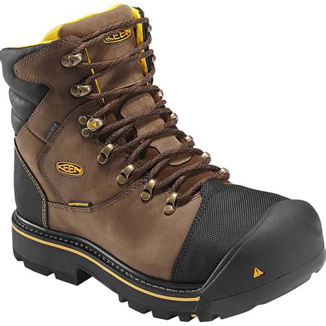 Men's Brown Steel Toe Waterproof Work Boot, Keen Milwaukee