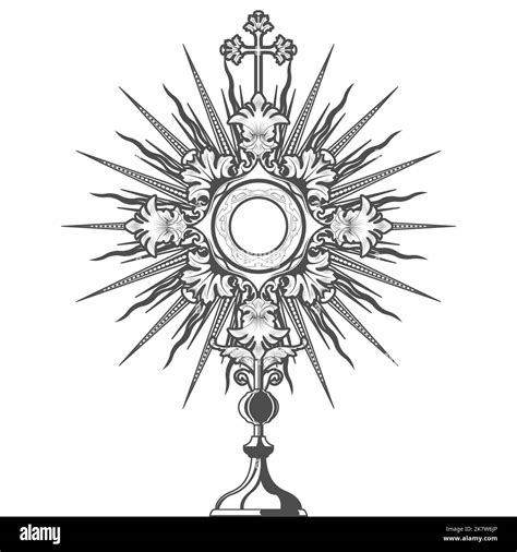 Holy sacrament adoration Stock Vector Images - Alamy