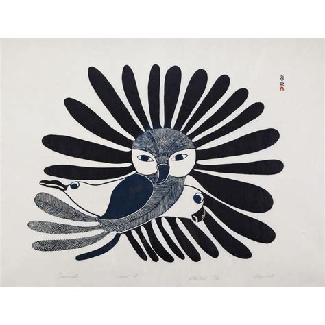 KENOJUAK ASHEVAK (1927-), E7-1035, Cape Dorset TRIUMVIRATE | Vancouver art gallery, Inuit art ...