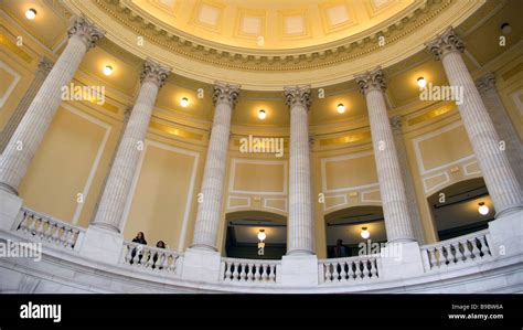 Interior detail of the Cannon House Office Building next to the US Capitol Washington DC Stock ...