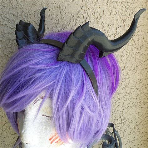 Deanerys Dragon inspired 3d printed horns on headband DIY | Etsy in 2021 | Cosplay horns, Dragon ...