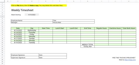 4 Time Tracking Spreadsheet Templates for Free | Traqq Blog