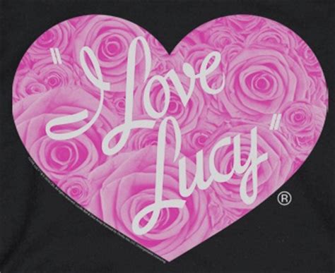 I Love Lucy Floral Heart Logo T Shirt | Lucystore.com