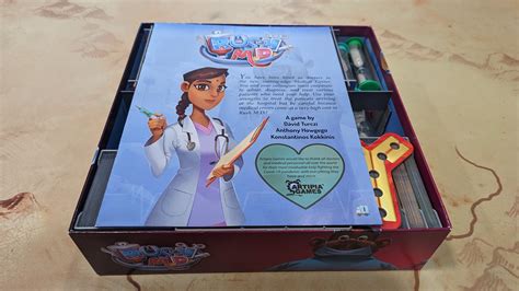 Rush M.D. core retail box insert/organizer - sleeved cards by gameyspirits | Download free STL ...