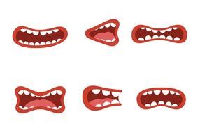 Girl Cartoon Mouth Vector Pack - Download Free Vector Art, Stock ...