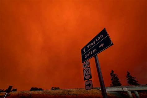 10 otherworldly photos of the Western wildfires | The Week