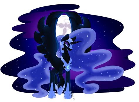 Nightmare moon moon by CyanReef on DeviantArt