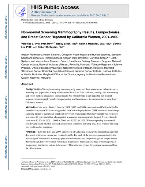 Normal Mammogram Results Letter Format - Infoupdate.org