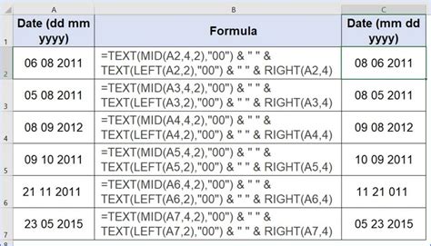 How to Convert Date Format dd mm yyyy to mm dd yyyy - ExcelNotes