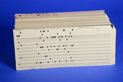 Punch Cards for Data Processing | Smithsonian Institution