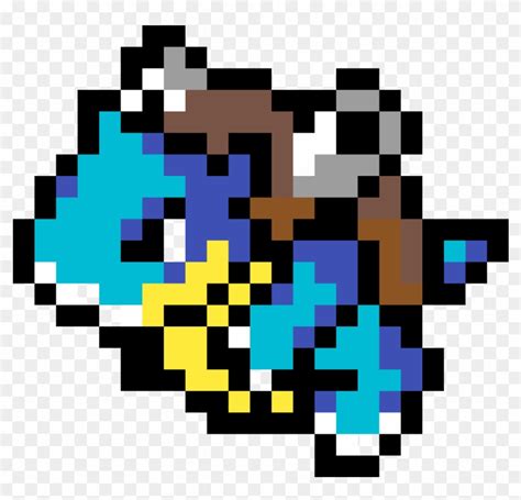 Blastoise Png Grid Blastoise Pixel Art Blastoise Icon Free | The Best ...